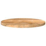 vidaXL Blat de masă rotund, Ø 60x3,8 cm, lemn masiv de mango brut vidaXL Blat de masă rotund, Ø 60x3,8 cm, lemn masiv de mango brut