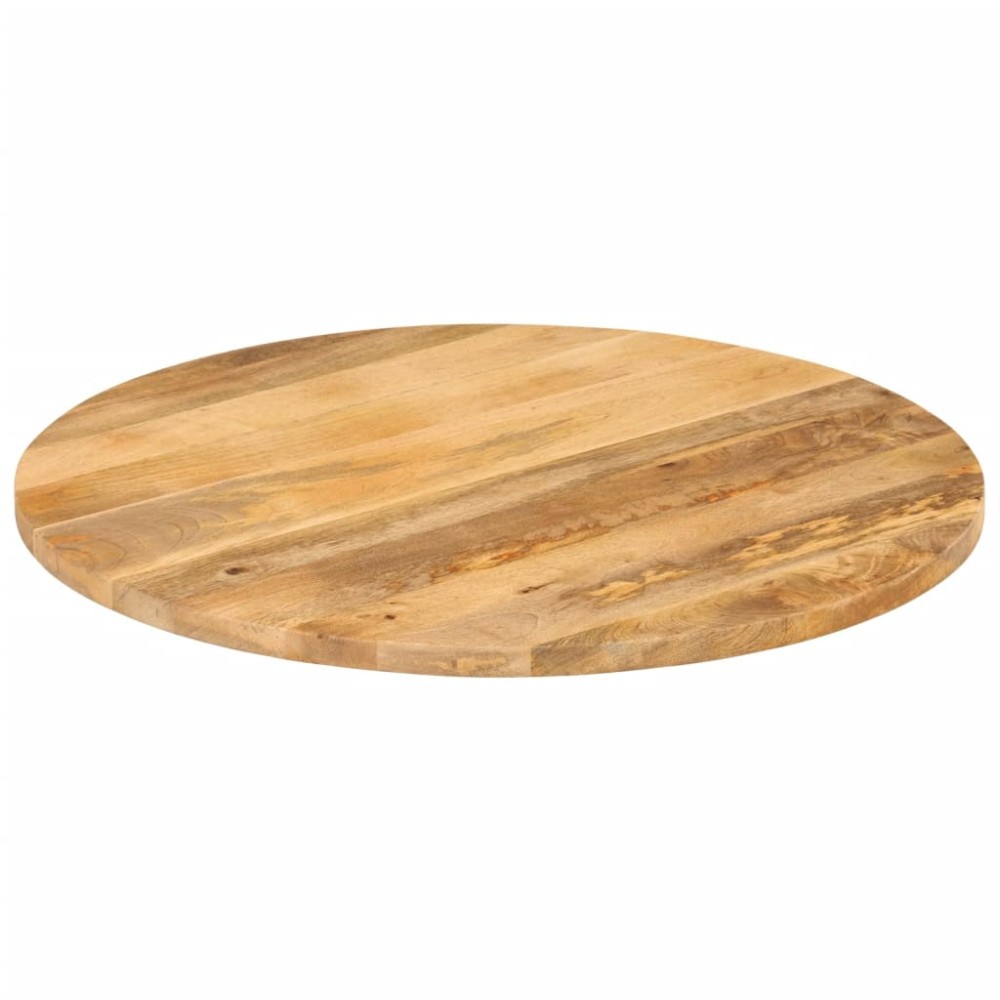 vidaXL Blat de masă rotund, Ø 70x2,5 cm, lemn masiv de mango brut