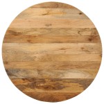 vidaXL Blat de masă rotund, Ø 80x3,8 cm, lemn masiv de mango brut vidaXL Blat de masă rotund, Ø 80x3,8 cm, lemn masiv de mango brut