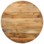 vidaXL Blat de masă rotund, Ø 90x2,5 cm, lemn masiv de mango brut vidaXL Blat de masă rotund, Ø 90x2,5 cm, lemn masiv de mango brut