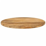vidaXL Blat de masă rotund, Ø 90x2,5 cm, lemn masiv de mango brut vidaXL Blat de masă rotund, Ø 90x2,5 cm, lemn masiv de mango brut