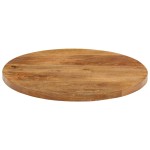 vidaXL Blat de masă rotund, Ø 60x2,5 cm, lemn masiv de mango brut vidaXL Blat de masă rotund, Ø 60x2,5 cm, lemn masiv de mango brut