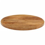 vidaXL Blat de masă rotund, Ø 60x3,8 cm, lemn masiv de mango brut vidaXL Blat de masă rotund, Ø 60x3,8 cm, lemn masiv de mango brut