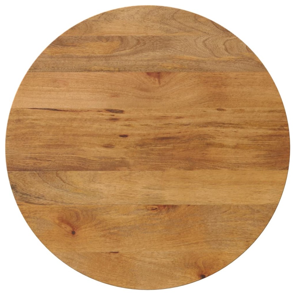 vidaXL Blat de masă rotund, Ø 70x2,5 cm, lemn masiv de mango brut
