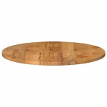 vidaXL Blat de masă rotund, Ø 70x2,5 cm, lemn masiv de mango brut vidaXL Blat de masă rotund, Ø 70x2,5 cm, lemn masiv de mango brut
