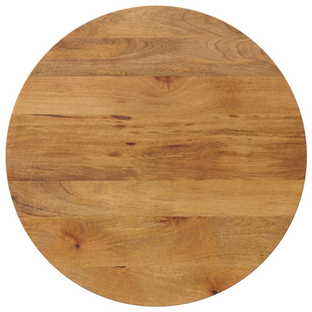 vidaXL Blat de masă rotund, Ø 70x3,8 cm, lemn masiv de mango brut