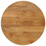 vidaXL Blat de masă rotund, Ø 80x2,5 cm, lemn masiv de mango brut vidaXL Blat de masă rotund, Ø 80x2,5 cm, lemn masiv de mango brut
