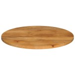 vidaXL Blat de masă rotund, Ø 80x3,8 cm, lemn masiv de mango brut vidaXL Blat de masă rotund, Ø 80x3,8 cm, lemn masiv de mango brut