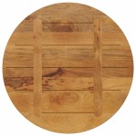 vidaXL Blat de masă rotund, Ø 80x3,8 cm, lemn masiv de mango brut vidaXL Blat de masă rotund, Ø 80x3,8 cm, lemn masiv de mango brut