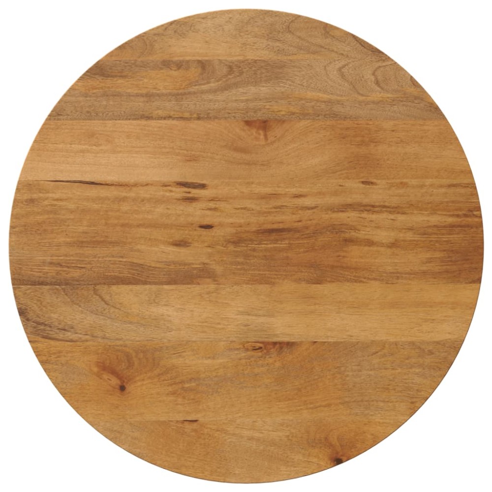 vidaXL Blat de masă rotund, Ø 90x2,5 cm, lemn masiv de mango brut