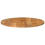vidaXL Blat de masă rotund, Ø 90x2,5 cm, lemn masiv de mango brut vidaXL Blat de masă rotund, Ø 90x2,5 cm, lemn masiv de mango brut