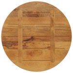 vidaXL Blat de masă rotund, Ø 90x3,8 cm, lemn masiv de mango brut vidaXL Blat de masă rotund, Ø 90x3,8 cm, lemn masiv de mango brut