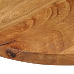 vidaXL Blat de masă rotund, Ø 90x3,8 cm, lemn masiv de mango brut vidaXL Blat de masă rotund, Ø 90x3,8 cm, lemn masiv de mango brut