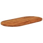 vidaXL Blat de masă oval, 100x50x2,5 cm, lemn masiv de acacia