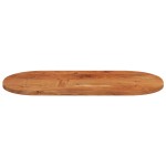 vidaXL Blat de masă oval, 100x50x2,5 cm, lemn masiv de acacia