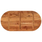 vidaXL Blat de masă oval, 100x50x2,5 cm, lemn masiv de acacia
