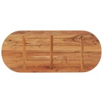 vidaXL Blat de masă oval, 120x50x2,5 cm, lemn masiv de acacia