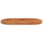 vidaXL Blat de masă oval, 120x60x2,5 cm, lemn masiv de acacia