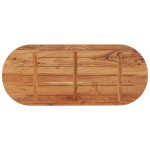 vidaXL Blat de masă oval, 140x60x2,5 cm, lemn masiv de acacia
