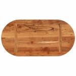 vidaXL Blat de masă oval, 80x40x3,8 cm, lemn masiv de acacia