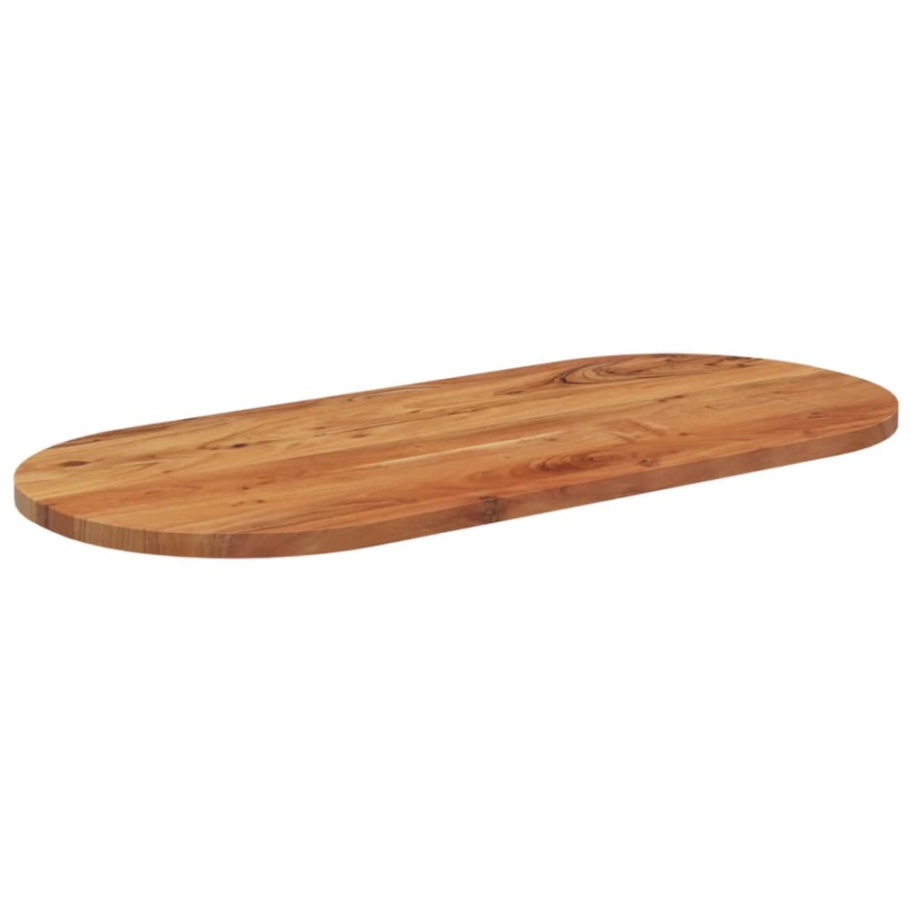 vidaXL Blat de masă oval, 90x40x3,8 cm, lemn masiv de acacia