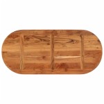 vidaXL Blat de masă oval, 110x50x3,8 cm, lemn masiv de acacia
