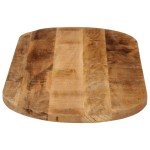 vidaXL Blat de masă oval, 140x60x2,5 cm, lemn masiv mango brut