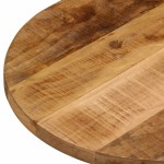 vidaXL Blat de masă oval, 140x60x2,5 cm, lemn masiv mango brut