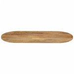vidaXL Blat de masă oval, 120x60x2,5 cm, lemn masiv de mango