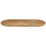 vidaXL Blat de masă oval, 120x50x3,8 cm, lemn masiv de mango
