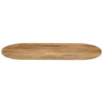 vidaXL Blat de masă oval, 140x60x3,8 cm, lemn masiv de mango