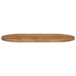 vidaXL Blat de masă oval, 80x40x2,5 cm, lemn masiv de mango