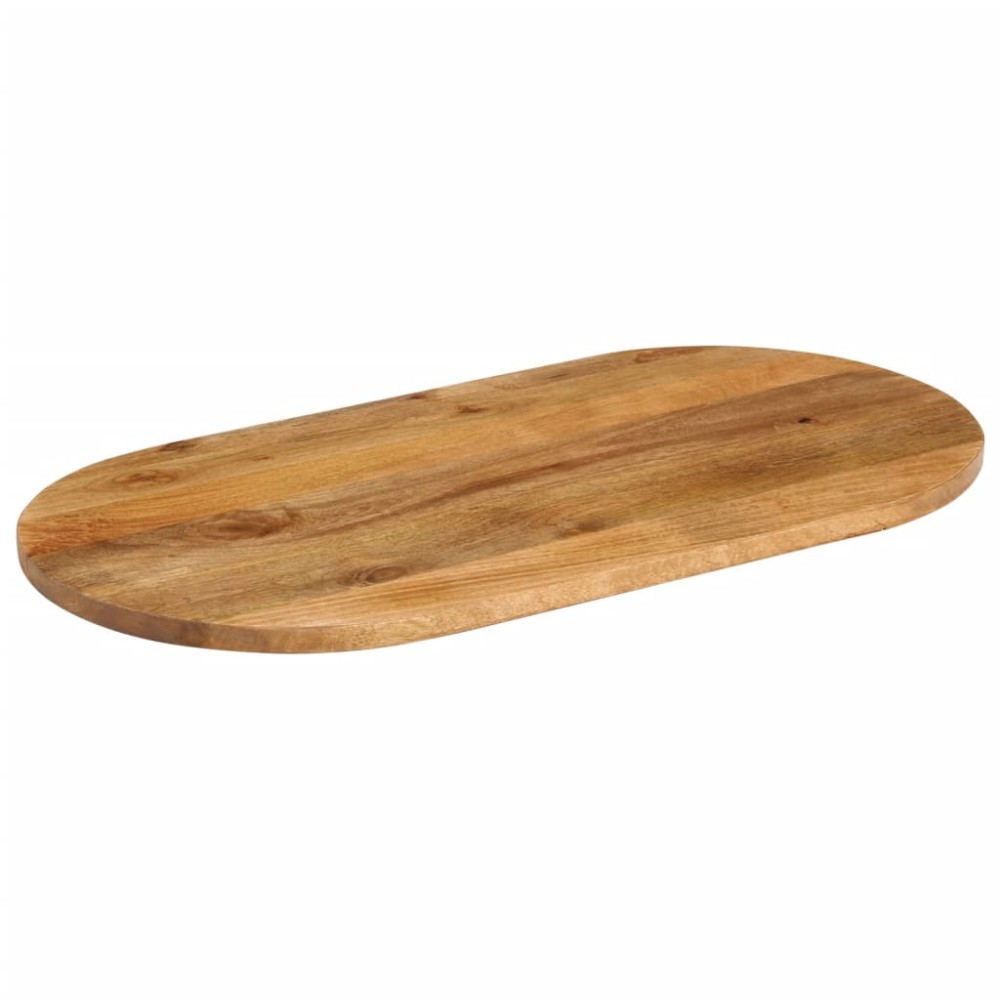 vidaXL Blat de masă oval, 90x40x2,5 cm, lemn masiv de mango