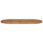 vidaXL Blat de masă oval, 110x50x2,5 cm, lemn masiv de mango