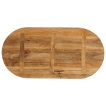 vidaXL Blat de masă oval, 140x60x3,8 cm, lemn masiv de mango vidaXL Blat de masă oval, 140x60x3,8 cm, lemn masiv de mango