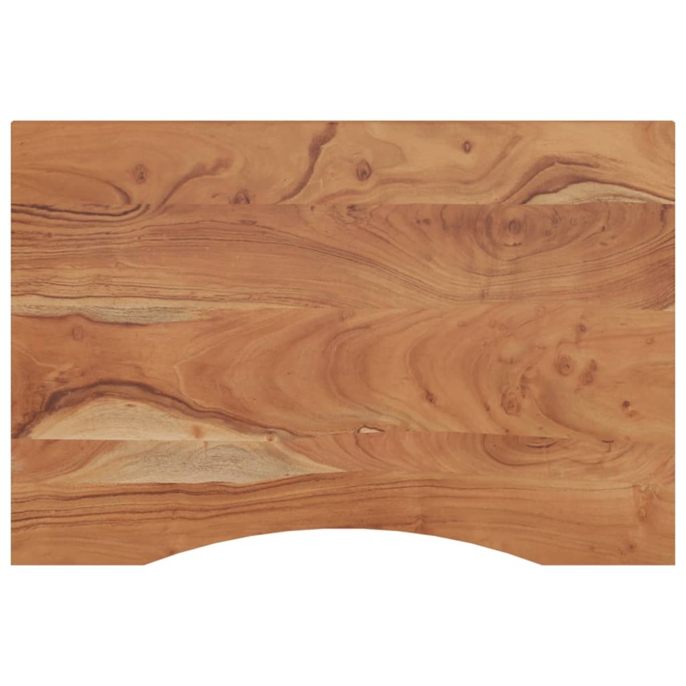 vidaXL Blat de birou 80x60x2,5 cm dreptunghiular lemn masiv de acacia