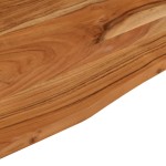 vidaXL Blat de birou 80x60x2,5 cm dreptunghiular lemn masiv de acacia vidaXL Blat de birou 80x60x2,5 cm dreptunghiular lemn masiv de acacia