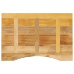 vidaXL Blat birou cu decupaj curbat 90x50x2,5 cm lemn masiv mango brut vidaXL Blat birou cu decupaj curbat 90x50x2,5 cm lemn masiv mango brut