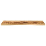 vidaXL Blat birou cu decupaj curbat 140x50x2,5cm lemn masiv mango brut