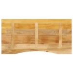 vidaXL Blat birou cu decupaj curbat 140x50x2,5cm lemn masiv mango brut