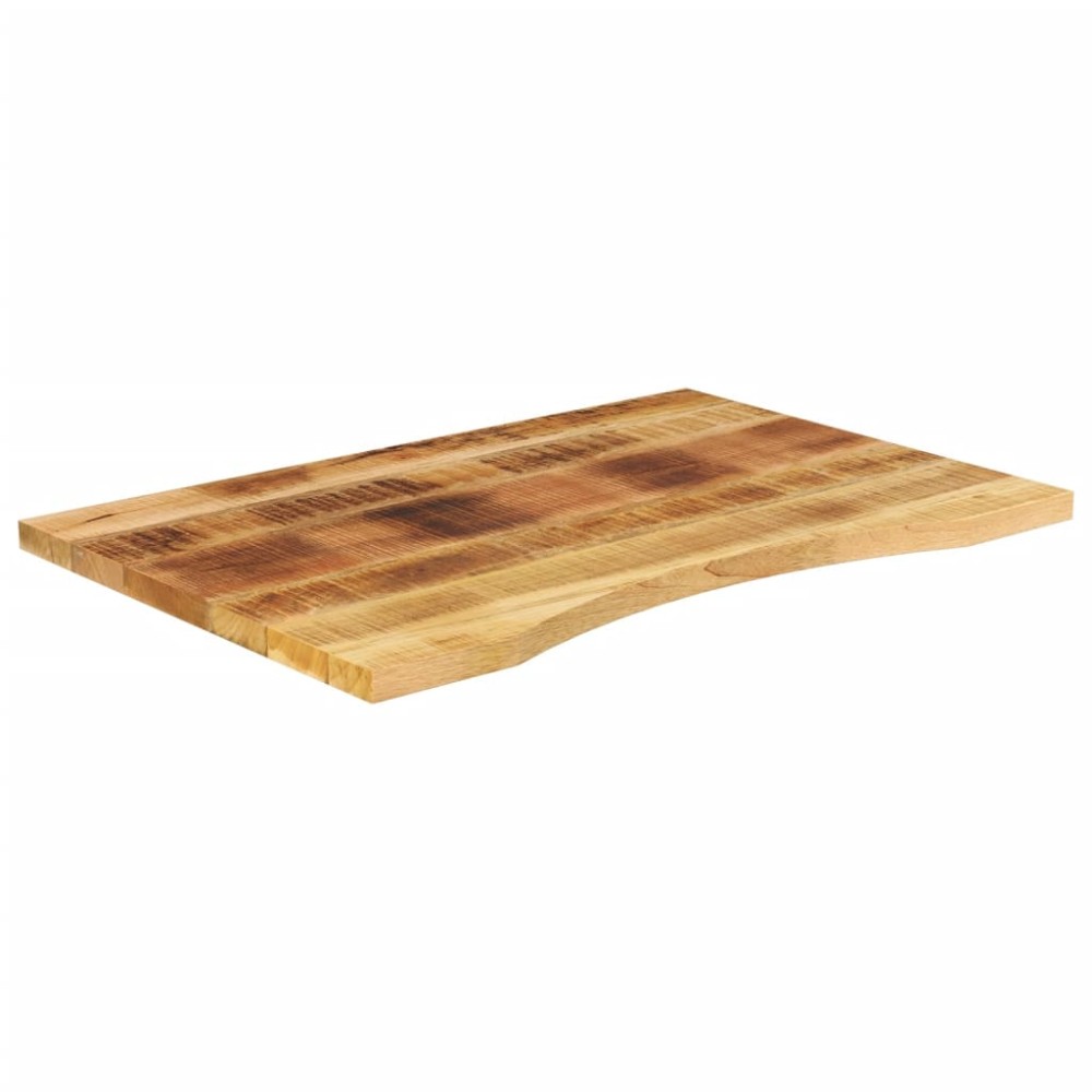 vidaXL Blat birou cu decupaj curbat 100x60x2,5 cm lemn masiv mango