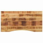 vidaXL Blat birou cu decupaj curbat 110x60x2,5cm lemn masiv mango brut vidaXL Blat birou cu decupaj curbat 110x60x2,5cm lemn masiv mango brut