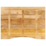 vidaXL Blat birou cu decupaj curbat 100x80x2,5cm lemn masiv mango brut vidaXL Blat birou cu decupaj curbat 100x80x2,5cm lemn masiv mango brut