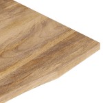 vidaXL Blat birou cu decupaj curbat 100x50x2,5cm lemn masiv mango brut vidaXL Blat birou cu decupaj curbat 100x50x2,5cm lemn masiv mango brut