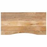 vidaXL Blat birou cu decupaj curbat 110x50x2,5cm lemn masiv mango brut vidaXL Blat birou cu decupaj curbat 110x50x2,5cm lemn masiv mango brut