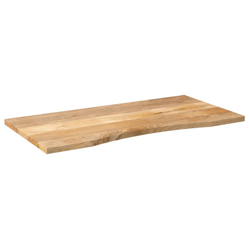 vidaXL Blat birou cu decupaj curbat 120x50x2,5cm lemn masiv mango brut