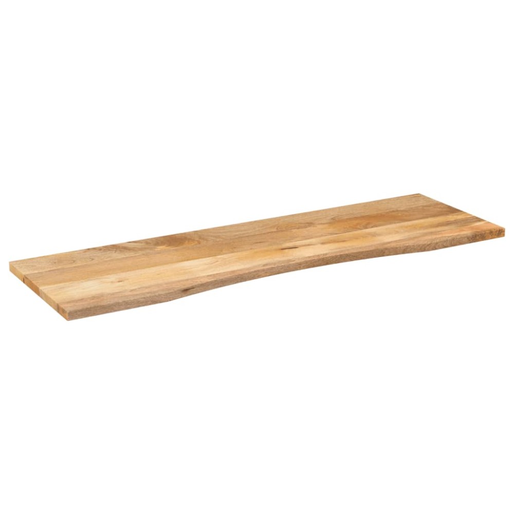 vidaXL Blat birou cu decupaj curbat 160x50x2,5cm lemn masiv mango brut