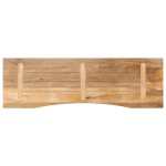 vidaXL Blat birou cu decupaj curbat 160x50x2,5cm lemn masiv mango brut
