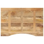 vidaXL Blat birou cu decupaj curbat 80x60x2,5 cm lemn masiv mango brut vidaXL Blat birou cu decupaj curbat 80x60x2,5 cm lemn masiv mango brut