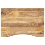 vidaXL Blat birou cu decupaj curbat 100x60x2,5 cm lemn masiv mango vidaXL Blat birou cu decupaj curbat 100x60x2,5 cm lemn masiv mango
